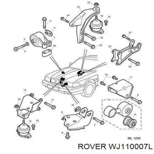 WJ110007L Land Rover 