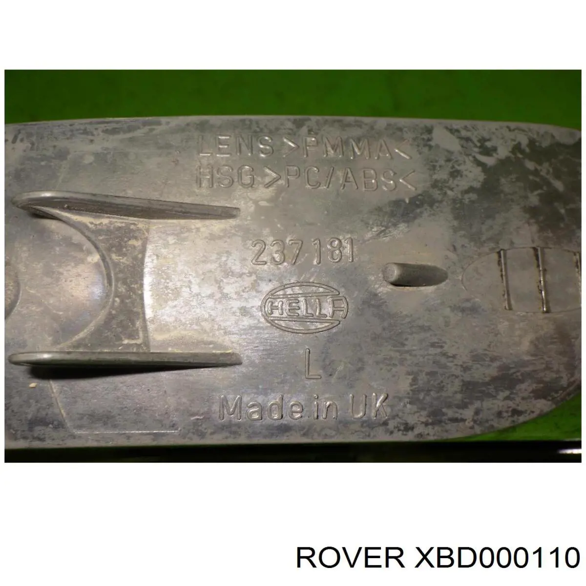 Передний фонарь указателя поворота на Rover 75  RJ