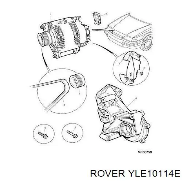 Генератор YLE10114E Rover