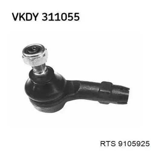 Купить 9105925 RTS Наконечник рулевой тяги, внешний