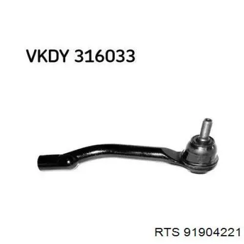 Купить 91904221 RTS Наконечник рулевой тяги, внешний