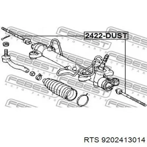 Рулевая тяга RTS 9202413014 цена, от 8.96 USD