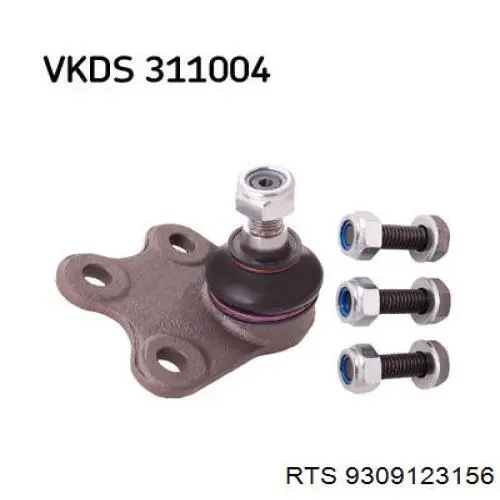 Нижняя правая шаровая опора RTS 9309123156 цена, от 14.69 USD
