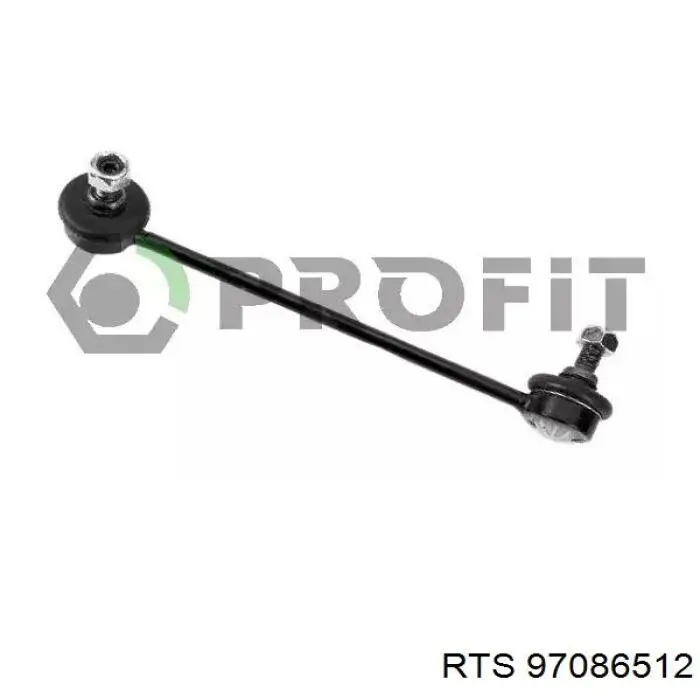 Стойка стабилизатора, переднего, левая RTS 97086512