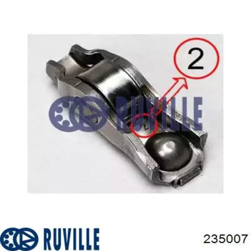 235007 Ruville коромысло клапана (рокер впускной)
