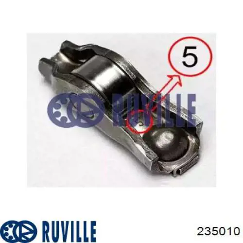 235010 Ruville коромысло клапана (рокер впускной)