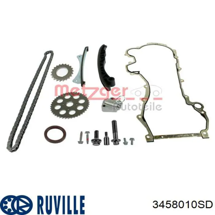 Ремкомплект ГРМ Ruville 3458010SD цена, от 76.03 USD