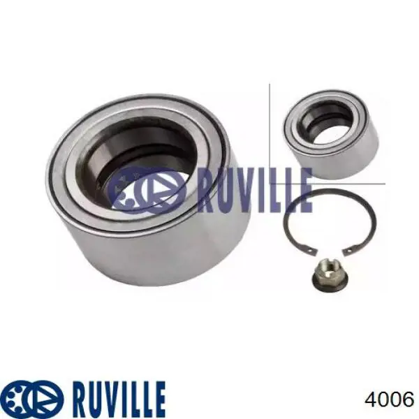 Подшипник ступицы 4006 Ruville