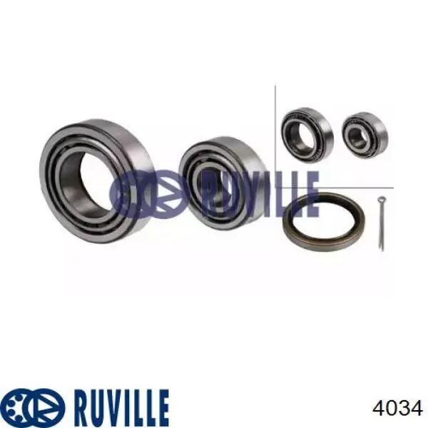 Подшипник ступицы 4034 Ruville