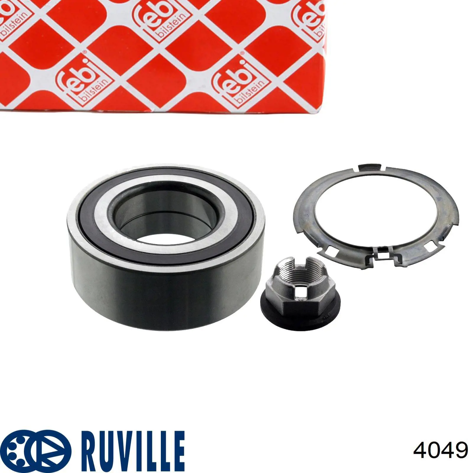 Комплект подшипника ступицы колеса Ruville 4049 цена, от 49.17 USD