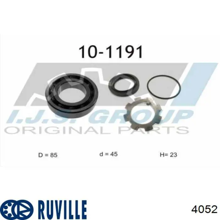 Подшипник задней ступицы 5007036 Ford