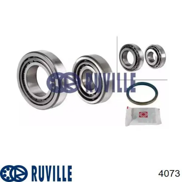 Подшипник задней ступицы 4073 Ruville