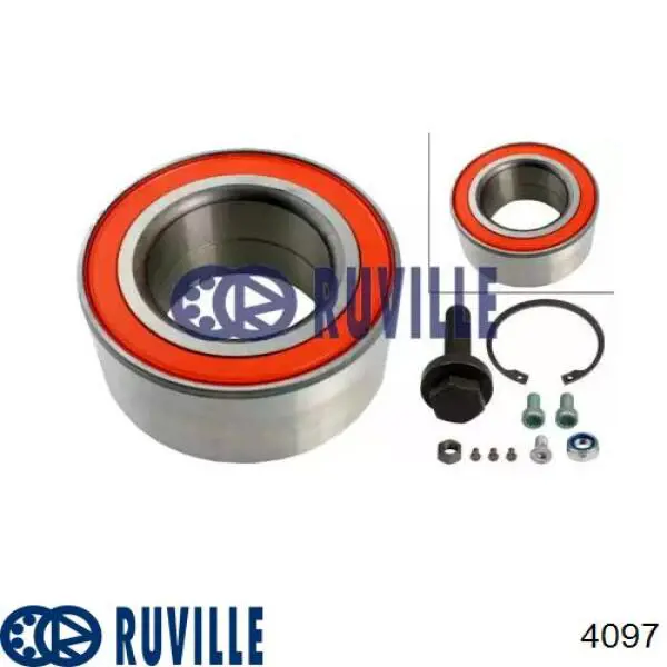 Комплект подшипника ступицы колеса Ruville 4097 цена, от 21.15 USD