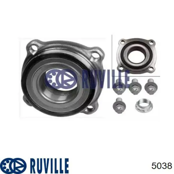 Подшипник задней ступицы 5038 Ruville