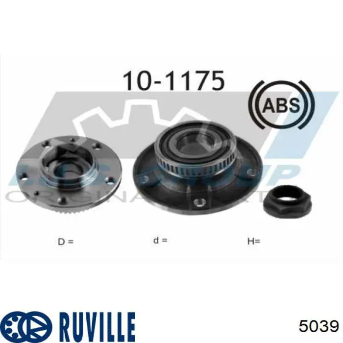 Купить 5039 Ruville Ступица переднего колеса