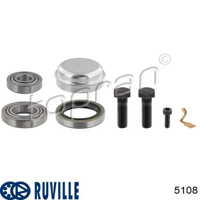 5108 Ruville Подшипник ступицы передней