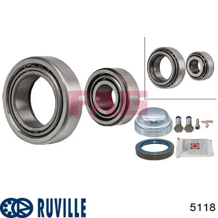 5118 Ruville Подшипник ступицы передней