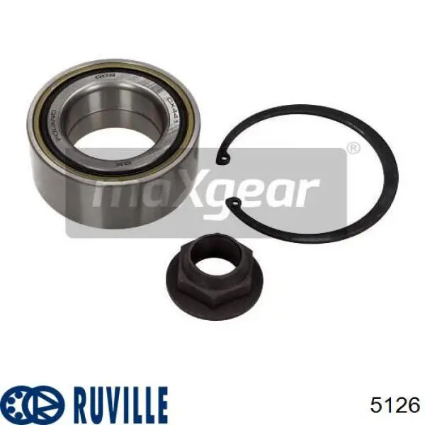 Подшипник ступицы передней/задней 5126 Ruville