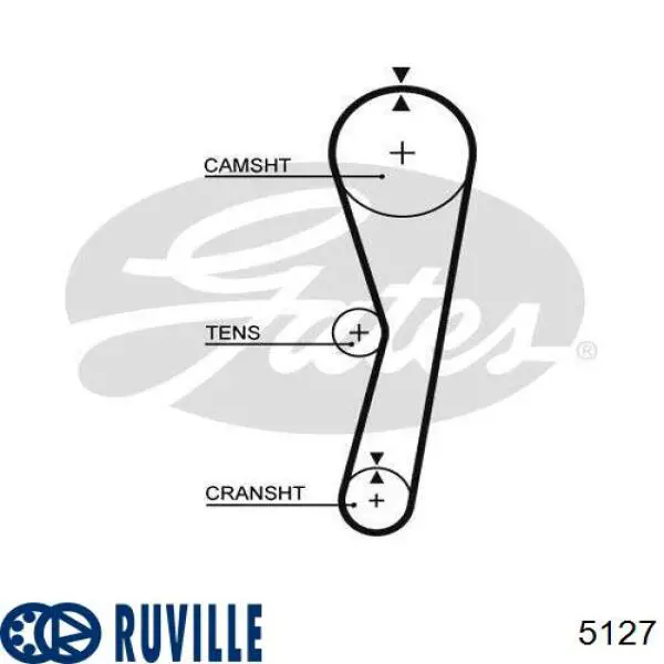 Подшипник ступицы передней/задней 5127 Ruville