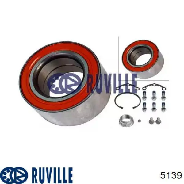 Подшипник задней ступицы 5139 Ruville