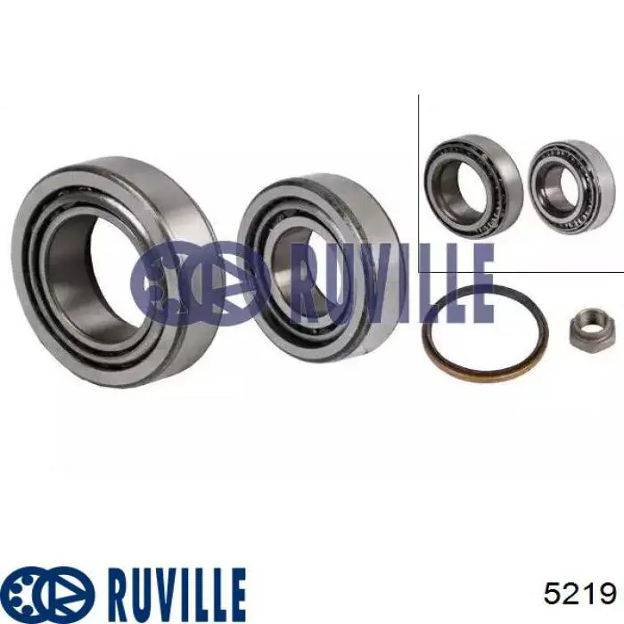 Купить 5219 Ruville Подшипник передней ступицы