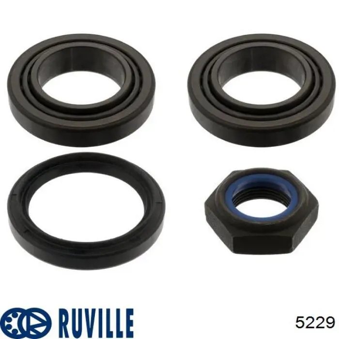 Комплект подшипника ступицы колеса Ruville 5229 цена, от 15.96 USD