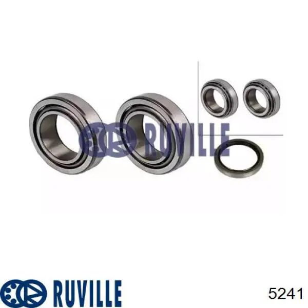 Подшипник задней ступицы 5241 Ruville