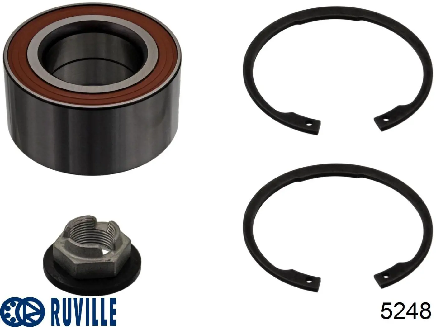 5248 Ruville Подшипник ступицы передней