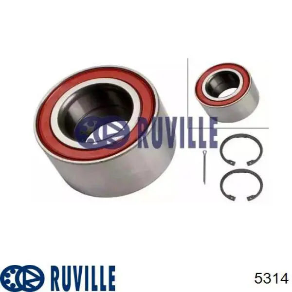 Подшипник ступицы 5314 Ruville
