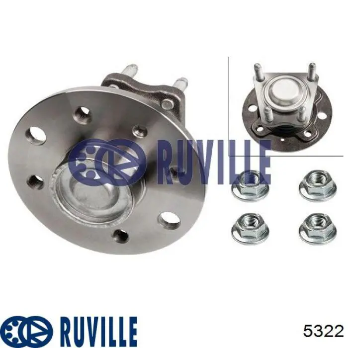 Задняя ступица 5322 Ruville