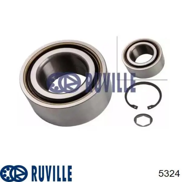 Купить 5324 Ruville Подшипник задней ступицы