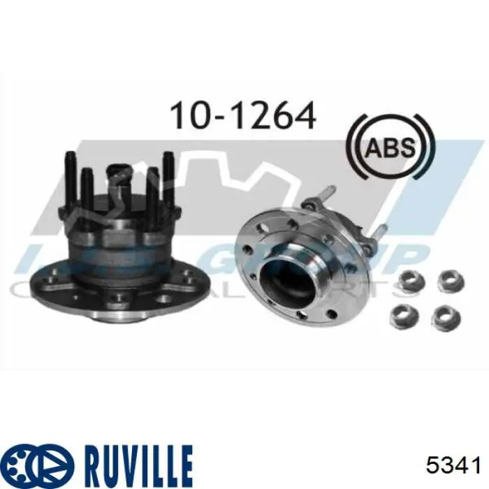 5341 Ruville Ступица задняя