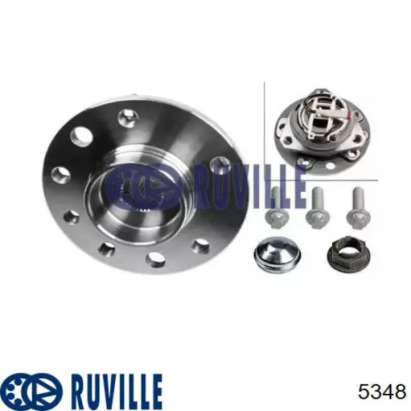 Ступица (передняя) Ruville 5348
