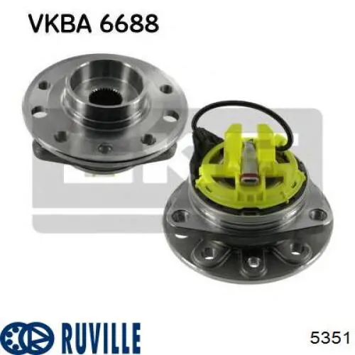 Передняя ступица 5351 Ruville