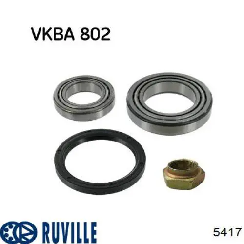 5417 Ruville Подшипник ступицы передней