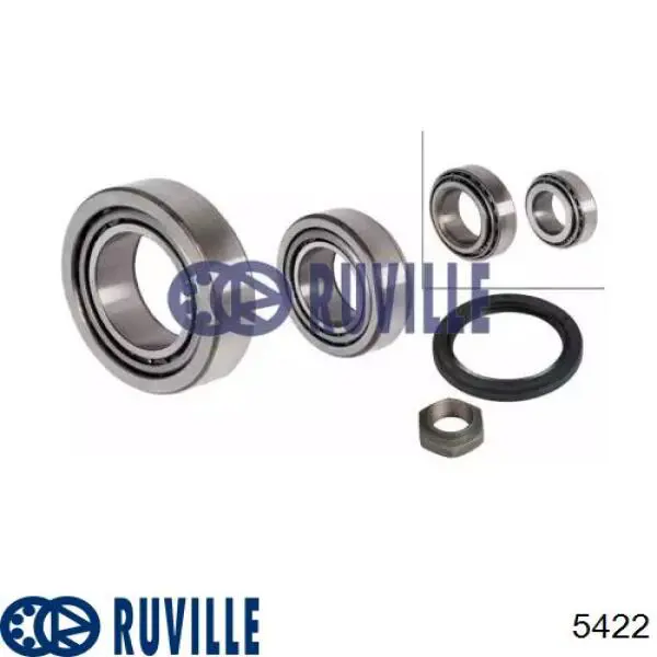 Ступичный подшипник передний Ruville 5422