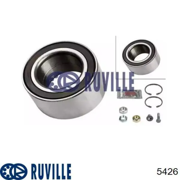 Купить 5426 Ruville Подшипник ступицы передней/задней