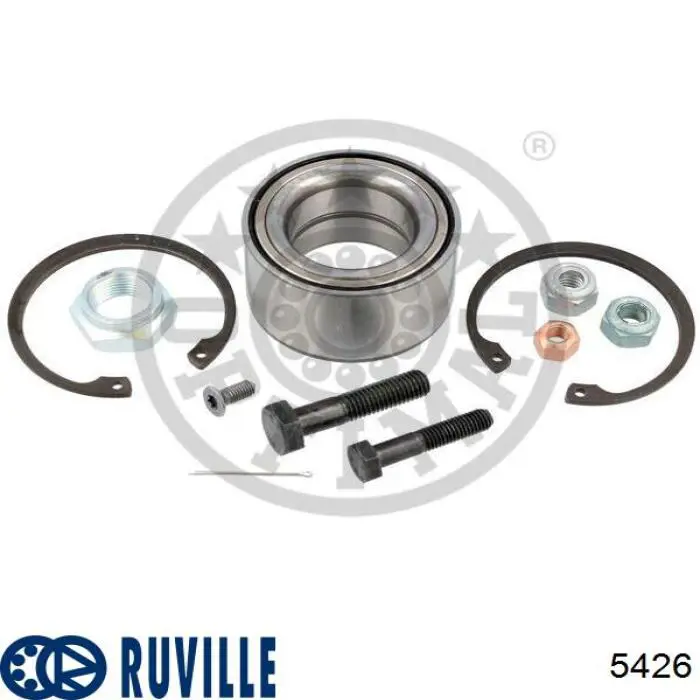 5426 Ruville Подшипник ступицы передней и задней
