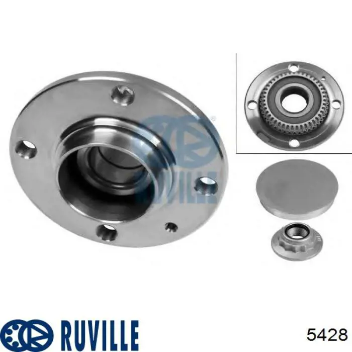 Комплект подшипника ступицы колеса Ruville 5428 цена, от 14.59 USD