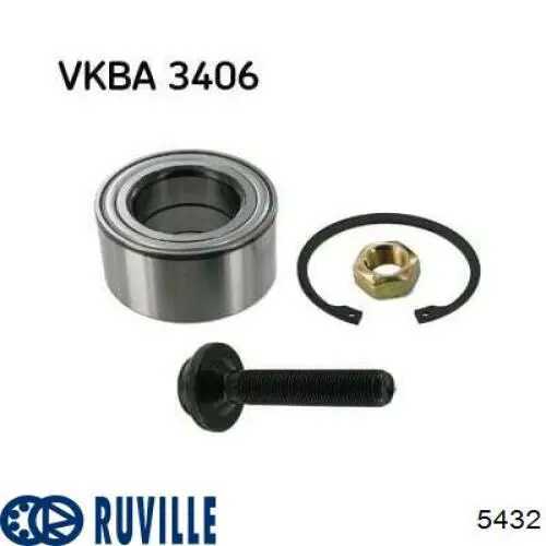 5432 Ruville Подшипник ступицы передней