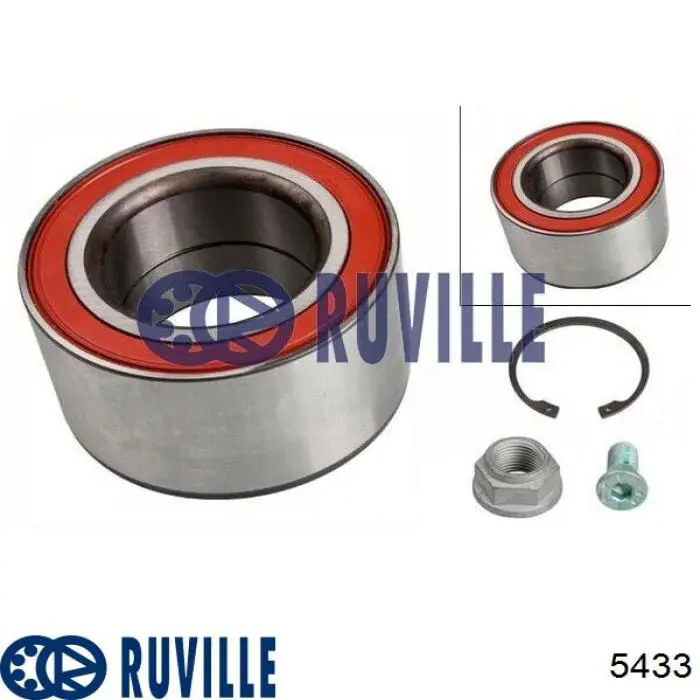 Подшипник задней ступицы 5433 Ruville