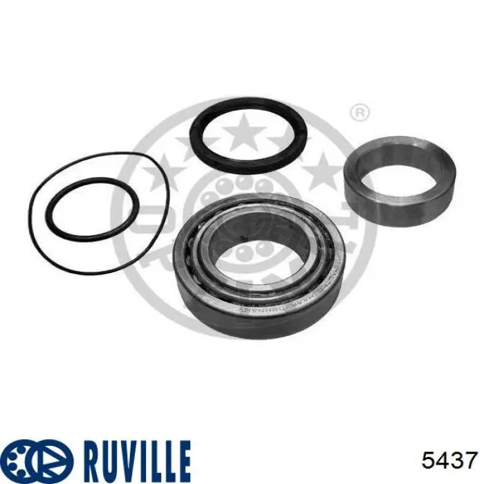 5437 Ruville Подшипник ступицы задней
