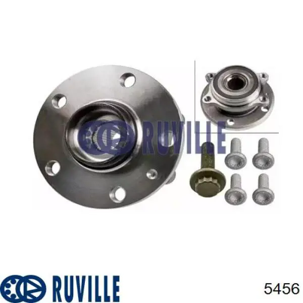 Ступица (передняя) Ruville 5456