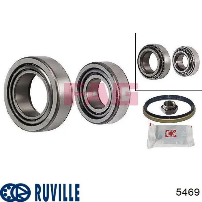 Ступицы передних колес Ruville 5469 цена, от 31.29 USD