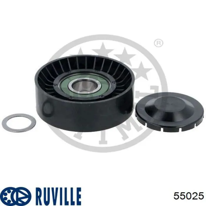 Tensor de correa, correa poli V 55025 Ruville