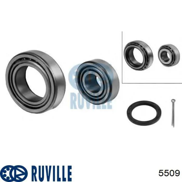 Подшипник ступицы 5509 Ruville