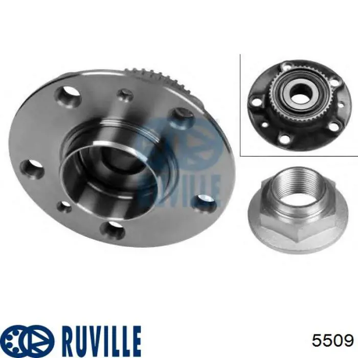 Ступичный подшипник передний Ruville 5509