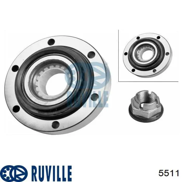 Подшипник ступицы 5511 Ruville