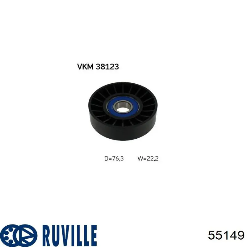 Натяжной ролик 55149 Ruville