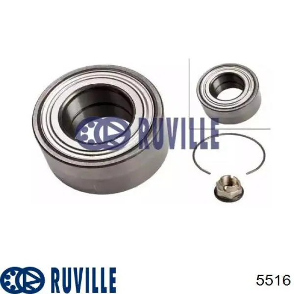 Купить 5516 Ruville Подшипник передней ступицы